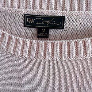 DG2 by Diane Gilman Pink Crew Neck Sweater